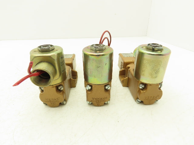 Versa VGS8332CLL36U15120V60 Solenoid Valve Ports 40-175PSI *Mixed Lot Of 3*