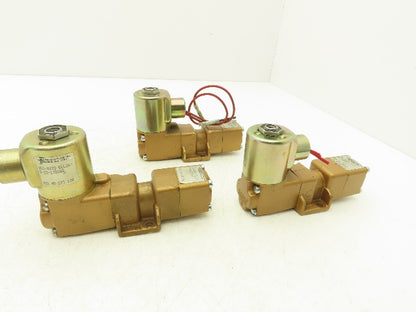 Versa VGS8332CLL36U15120V60 Solenoid Valve Ports 40-175PSI *Mixed Lot Of 3*