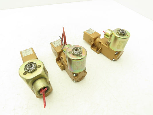 Versa VGS8332CLL36U15120V60 Solenoid Valve Ports 40-175PSI *Mixed Lot Of 3*