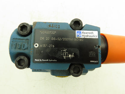 Rexroth DR 20 G5-52/200YM Hydraulic Pressure Reducing Valve up to 200 Bar Set