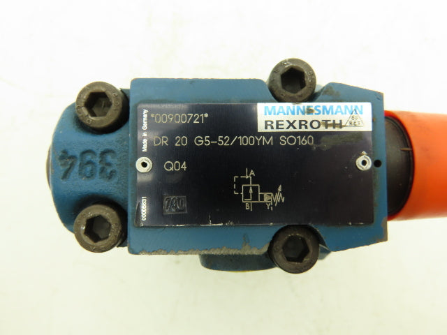 Rexroth DR 20 G5-52/100YM Hydraulic Pressure Reducing Valve up to 100 Bar Set