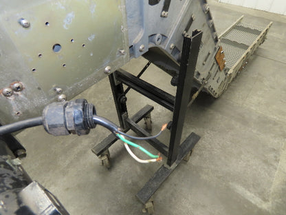 Dynacon 12"x 9' Portable Incline Parts Conveyor Plastic Cleated Belt DC Drive