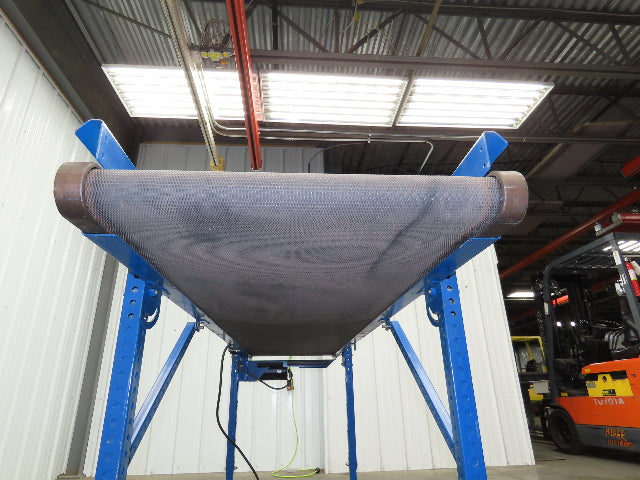 MAC 22"x 87" Belt Conveyor On Casters 20" Belt 90VDC 1PH 1-42FPM Chain Drive