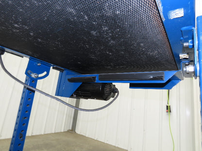 MAC 22"x 87" Belt Conveyor On Casters 20" Belt 90VDC 1PH 1-42FPM Chain Drive