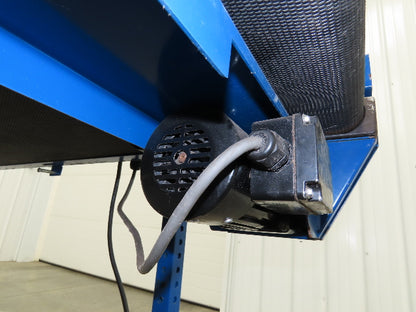 MAC 22"x 87" Belt Conveyor On Casters 20" Belt 90VDC 1PH 1-42FPM Chain Drive