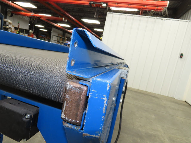 MAC 22"x 87" Belt Conveyor On Casters 20" Belt 90VDC 1PH 1-42FPM Chain Drive