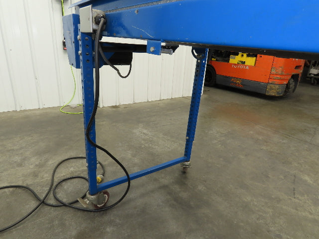 MAC 22"x 87" Belt Conveyor On Casters 20" Belt 90VDC 1PH 1-42FPM Chain Drive