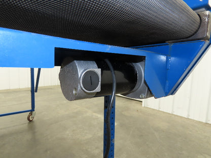 MAC 22"x 87" Belt Conveyor On Casters 20" Belt 90VDC 1PH 1-42FPM Chain Drive