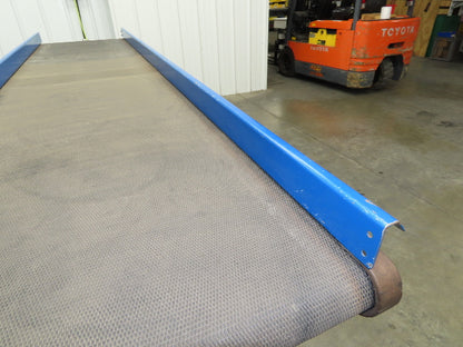 MAC 22"x 87" Belt Conveyor On Casters 20" Belt 90VDC 1PH 1-42FPM Chain Drive