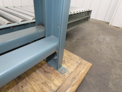 Uline 24"x 10' Gravity Roller Conveyor 1.9" Roller 21"BF 2-Sections 20' w/Legs