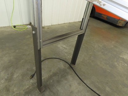 HFA 2210 Series 18"x 89" Aluminum Incline Conveyor 15"Belt 115V Belt Drive 56FPM