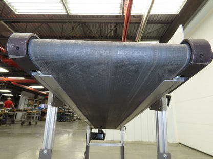 HFA 2210 Series 18"x 89" Aluminum Incline Conveyor 15"Belt 115V Belt Drive 56FPM
