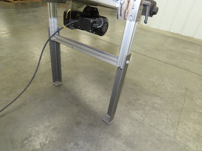 HFA 2210 Series 18"x 89" Aluminum Incline Conveyor 15"Belt 115V Belt Drive 56FPM
