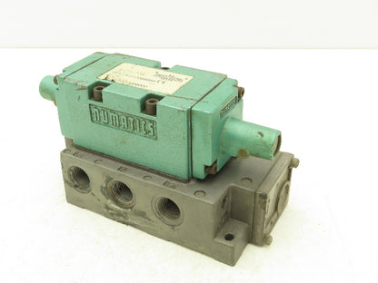 Numatics 554JJ531O000000 Pneumatic Solenoid Valve 4/3 150psi 5-Port 1/2"Manifold