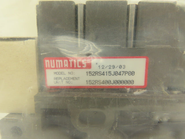 Numatics 152RS415J047P00 Regulator Manifold Assembly MK15