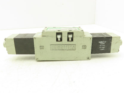 Numatics 123SS73BK000030  Pneumatic Solenoid Valve 150 PSIG 50/60HZ 120V