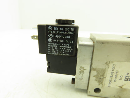 Herion 8110007EXIS.H302 Pneumatic Air Solenoid Valve 50-105 PSI 24VAC
