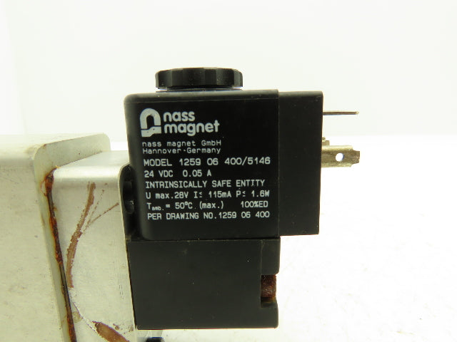 Herion 8110007EXIS.H302 Pneumatic Air Solenoid Valve 50-105 PSI 24VAC