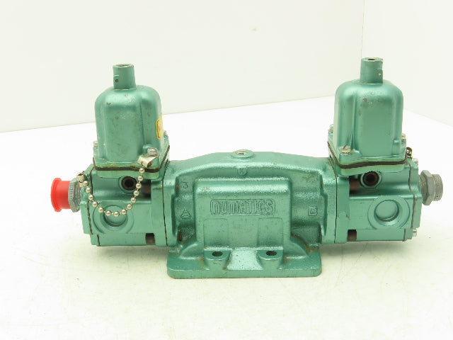 Numatics 6JDSPA4U Heavy Duty Pneumatic Double Solenoid Pilot Valve 120V