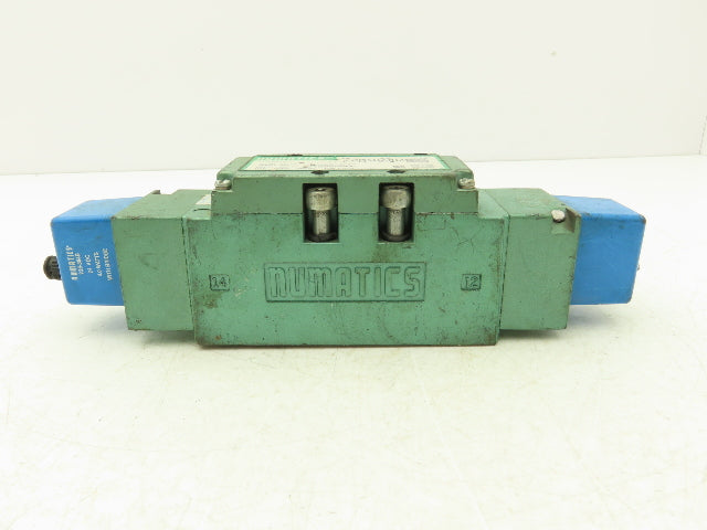 Numatics 135BB515MP  5/3 Position Open Center Pneumatic Solenoid Valve 24VDC