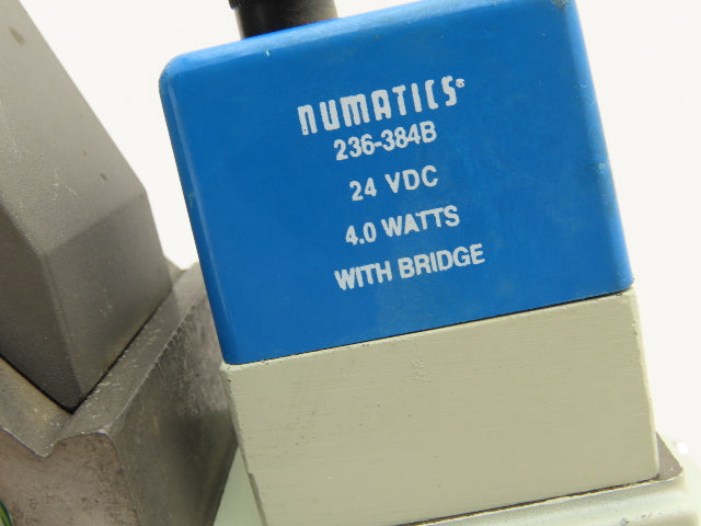Numatics 124BB515MP00061 Solenoid Pilot Valve With Manifold 24VDC 4 Watt Coils