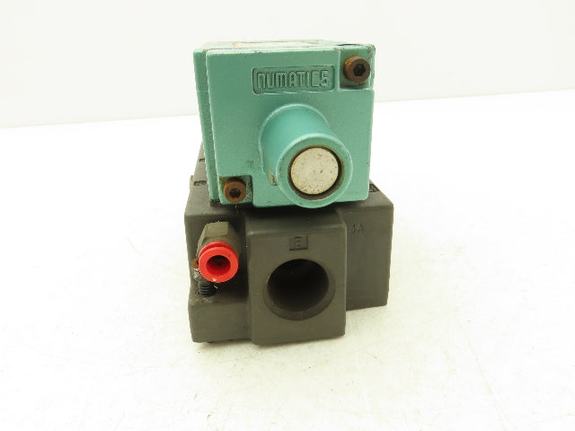 Numatics 554JJ43AO000000 Pneumatic Solenoid Valve 4/2 150psi 5-Port 1/2"Manifold