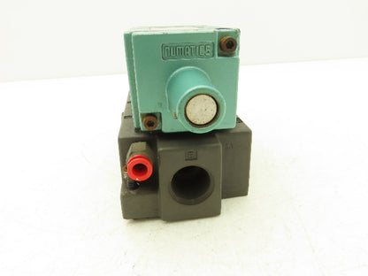 Numatics 554JJ43AO000000 Pneumatic Solenoid Valve 4/2 150psi 5-Port 1/2"Manifold