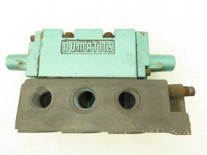Numatics 554JJ43AO000000 Pneumatic Solenoid Valve 4/2 150psi 5-Port 1/2"Manifold