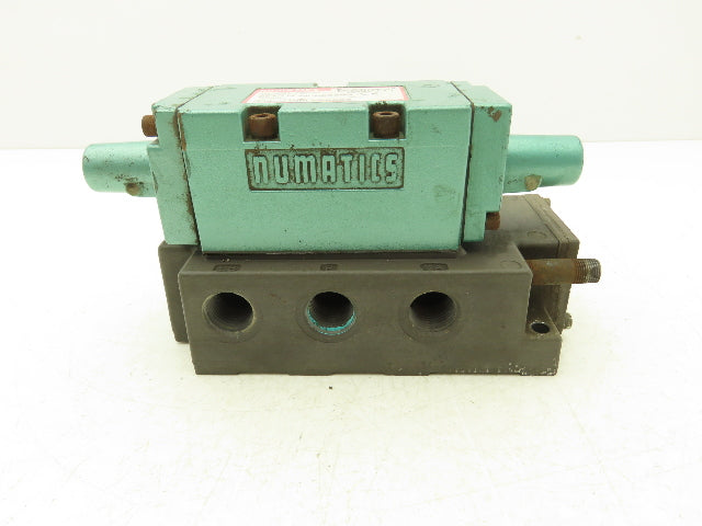 Numatics 554JJ43AO000000 Pneumatic Solenoid Valve 4/2 150psi 5-Port 1/2"Manifold