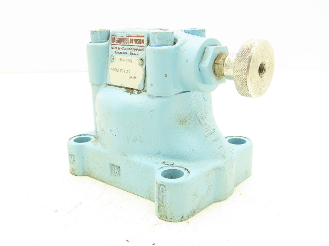 Hagglunds Denison R1U12 533 S4 Hydraulic Pressure Reducing Valve Manifold Mount