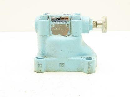 Hagglunds Denison R1U12 533 S4 Hydraulic Pressure Reducing Valve Manifold Mount