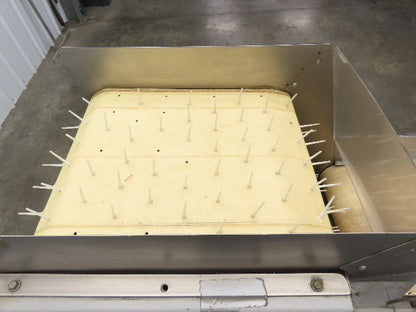 LaRos Finger Separator Conveyor Pin Style Part/Runner 115V Variable Speed Drive