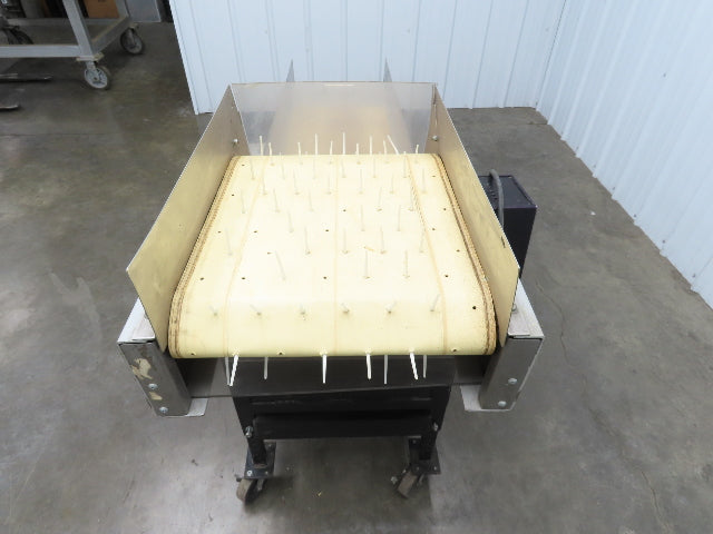 LaRos Finger Separator Conveyor Pin Style Part/Runner 115V Variable Speed Drive