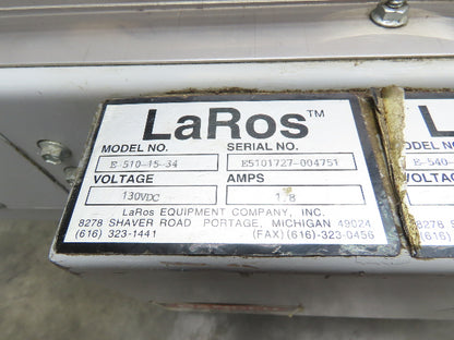 LaRos Finger Separator Conveyor Pin Style Part/Runner 115V Variable Speed Drive
