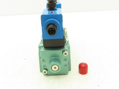 Numatics I22BB500R061D61 Pneumatic Dual Solenoid Valve 145PSI 24VDC 5/3-Way