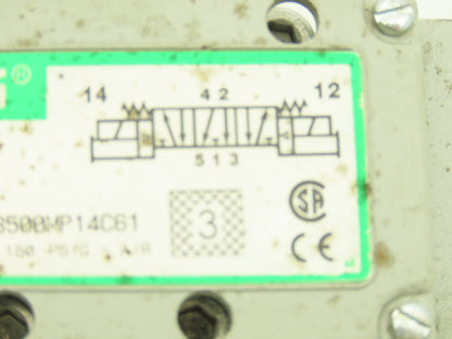 Numatics I23BB500MP14C61 Pneumatic Dual Solenoid Air Valve 150psi 24VDC 236-384B