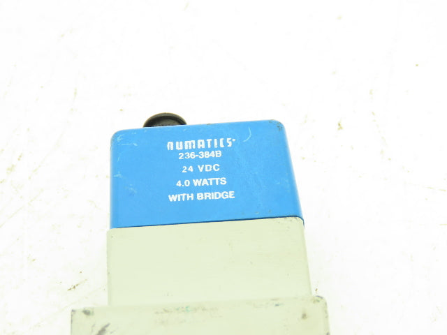 Numatics I23BB500MP14C61 Pneumatic Dual Solenoid Air Valve 150psi 24VDC 236-384B