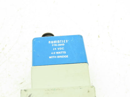 Numatics I23BB500MP14C61 Pneumatic Dual Solenoid Air Valve 150psi 24VDC 236-384B