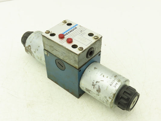 Rexroth 4WE10D32/OFCG24N9DK24L Hydraulic Directional Solenoid Valve 24VDC 1.46A