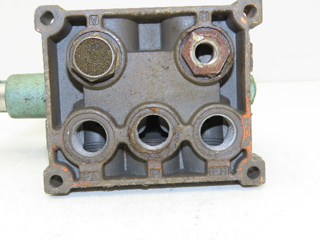 Numatics 33HLD4430 Directional Manual Lever Valve 2-Position 5-Port 1/2"NPT