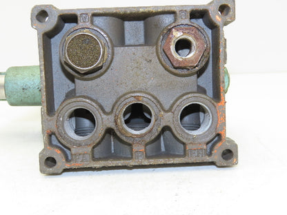 Numatics 33HLD4430 Directional Manual Lever Valve 2-Position 5-Port 1/2"NPT