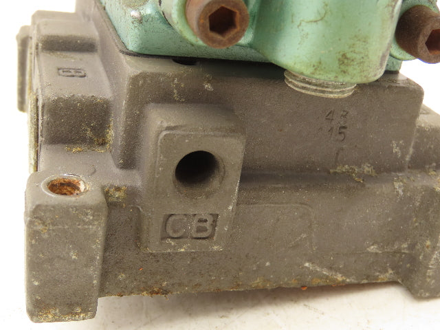 Numatics 33HLD4430 Directional Manual Lever Valve 2-Position 5-Port 1/2"NPT