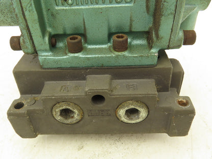 Numatics 33HLD4430 Directional Manual Lever Valve 2-Position 5-Port 1/2"NPT