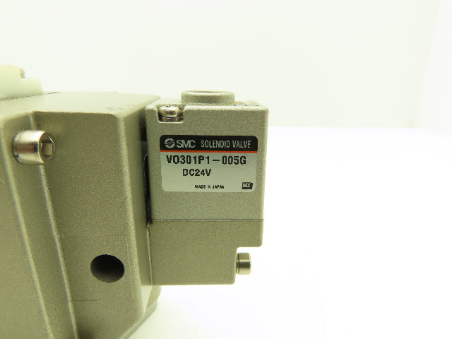 SMC VSP4340-065DL-N Pneumatic Air Solenoid Valve 4/5 24VDC Coil 3/4" NPT Ports