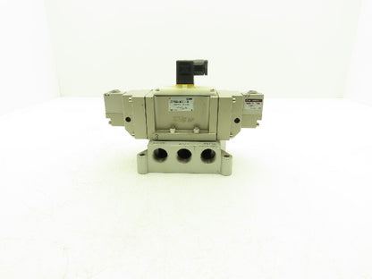 SMC VSP4340-065DL-N Pneumatic Air Solenoid Valve 4/5 24VDC Coil 3/4" NPT Ports