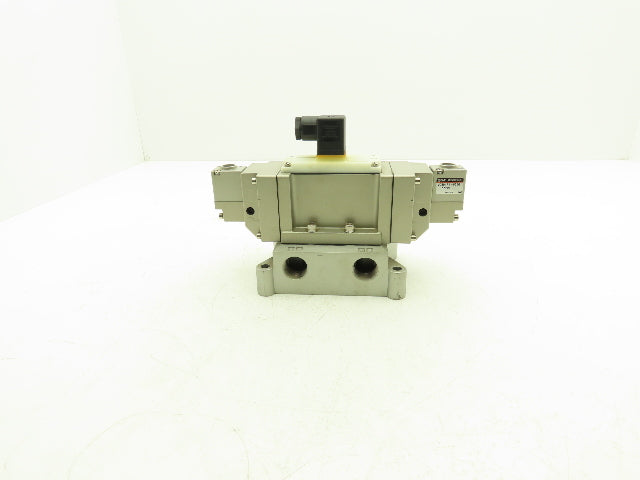 SMC VSP4340-065DL-N Pneumatic Air Solenoid Valve 4/5 24VDC Coil 3/4" NPT Ports