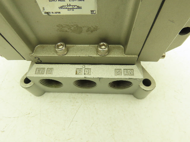 SMC VSP4340-065DL-N Pneumatic Air Solenoid Valve 4/5 24VDC Coil 3/4" NPT Ports