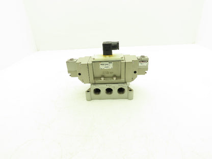 SMC VSP4340-065DL-N Pneumatic Air Solenoid Valve 4/5 24VDC Coil 3/4" NPT Ports