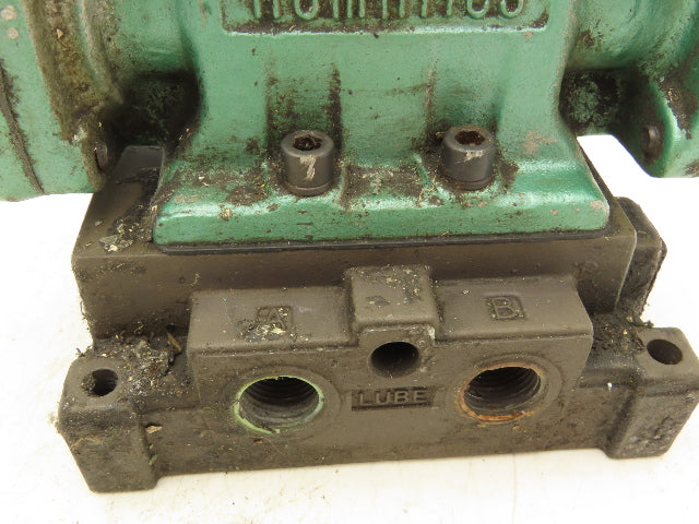 Numatics 33HLS5410 Directional Manual Lever Valve 3-Pos Spring Return 3/8"NPT