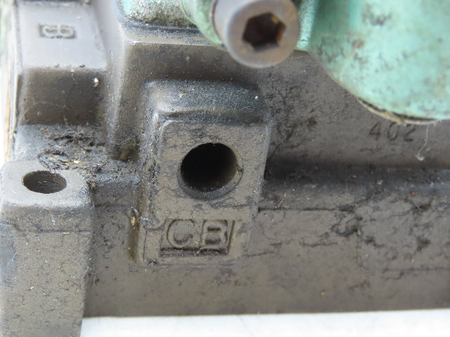 Numatics 33HLS5410 Directional Manual Lever Valve 3-Pos Spring Return 3/8"NPT